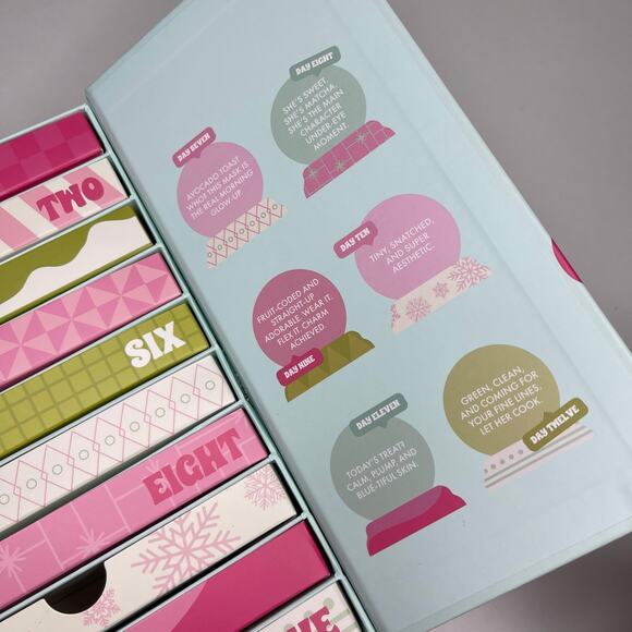 ESW Beauty — Snow Globe Beauty Vault 12 Day Advent Calendar Korean Skincare NEW! - Picture 10 of 13